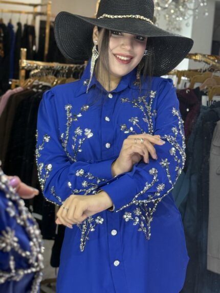 ست شومیزوشلوارمجلسی مدل لارا